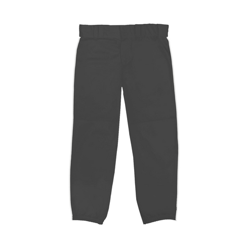 Badger Sport Big League Braided Girls' Pant (230400-024004), Color 'Graphite/White'